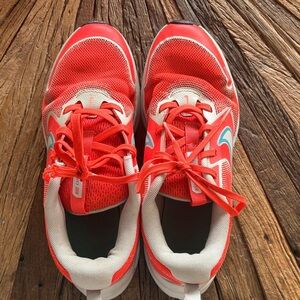 Nike Kids Red and White Sneakers